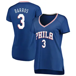 Philadelphia 76ers Women's Dana Barros Royal Fast Break Jersey - Icon Edition